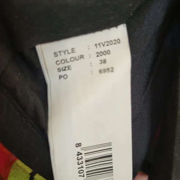 Desigual Vest Juliette Flutter Sleeve Wrap Dress Floral size 38 - Picture 8 of 11